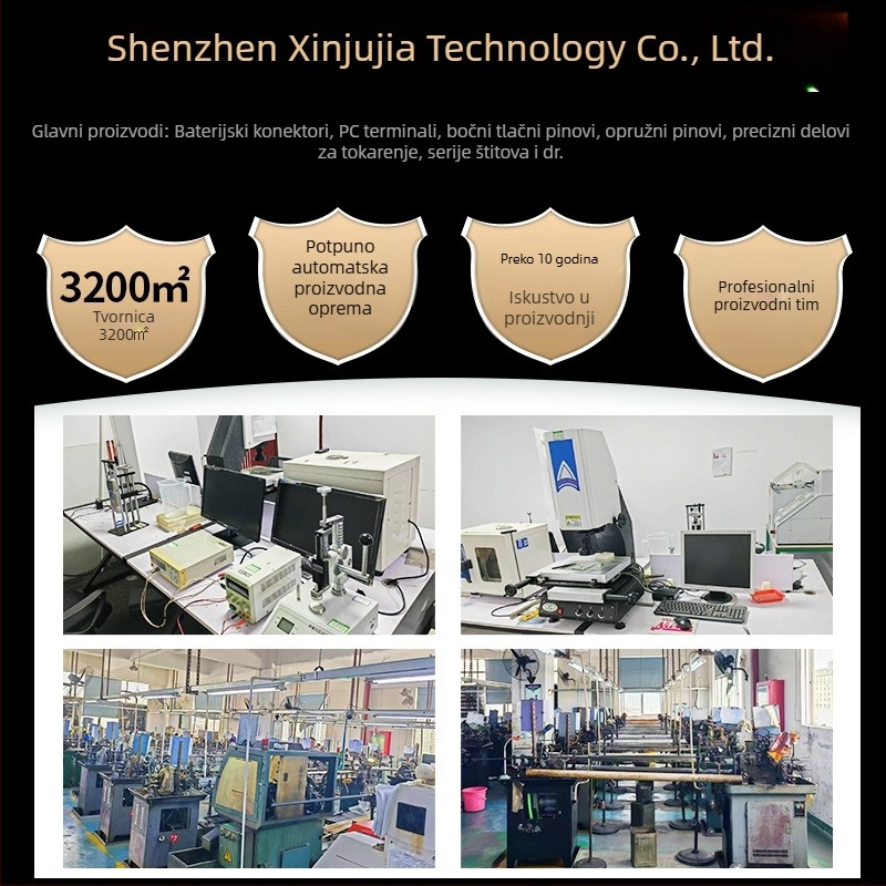 Pogopin konektor, mesing, pozlaćeni opružni pin, patch-tip, za pametne satove i Bluetooth slušalice, provodni pin za punjenje