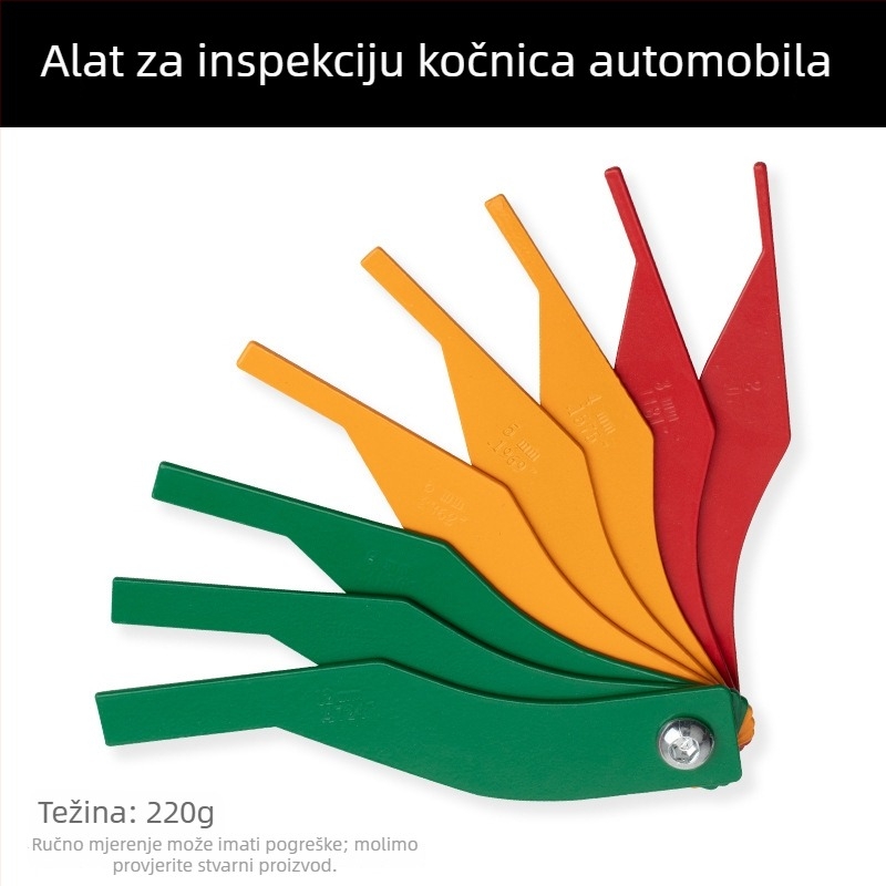 Mjerač debljine kočionih pločica Yishun, čelik Nr. 45