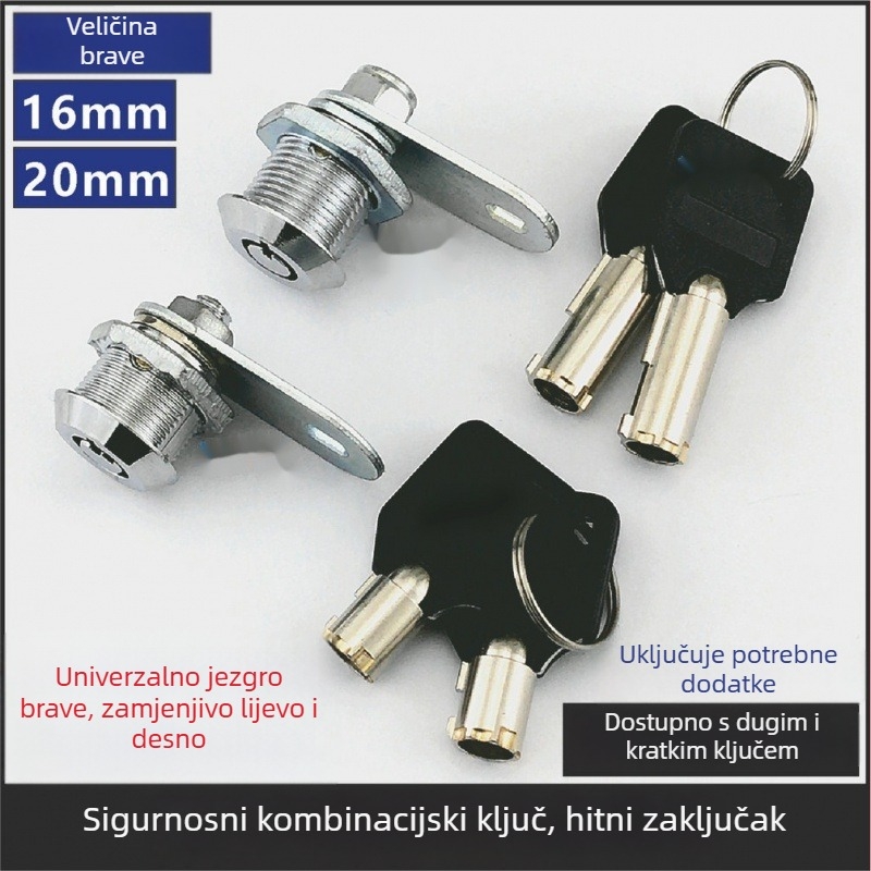 Jedro hitnog zaključavanja ormarića za osiguranje | Model: Insurance Cabinet Emergency Lock Core | Broj proizvoda AS65465161 | Prilagodba obrade: Da