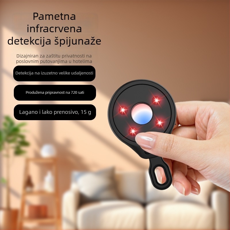 Infracrveni detektor protiv špijuna za hotelske sobe i privatne prostore, detektor kamera s USB napajanjem, Model 661 • Marka G.l • Doseg 5 m • Napon 3 V