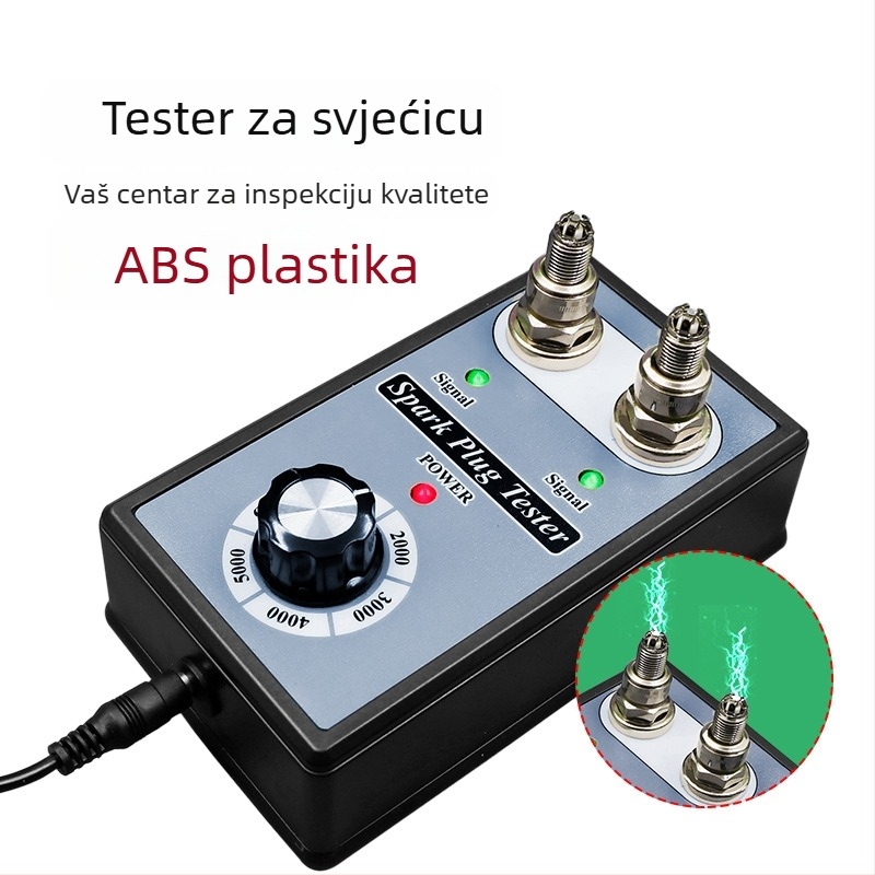 Automobilski tester svjećice, dvostruki mlazni nastavak, detektor visokotlačnoga sustava paljenja — model 323-01, marka There Shun, ABS