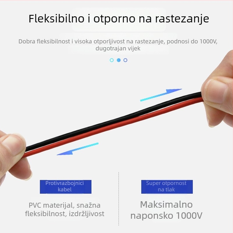 Set vodova za multimetar 16-in-1: banana priključci, krokodil klipse, U-oblik završeci