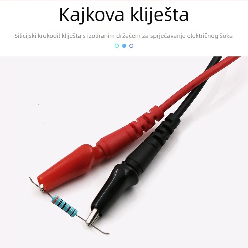Set vodova za multimetar 16-in-1: banana priključci, krokodil klipse, U-oblik završeci