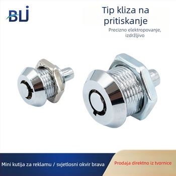 BLJ brava za reklamne kutije i rasvjetne kutije, cink legura, model 611829, moderni minimalistički dizajn
