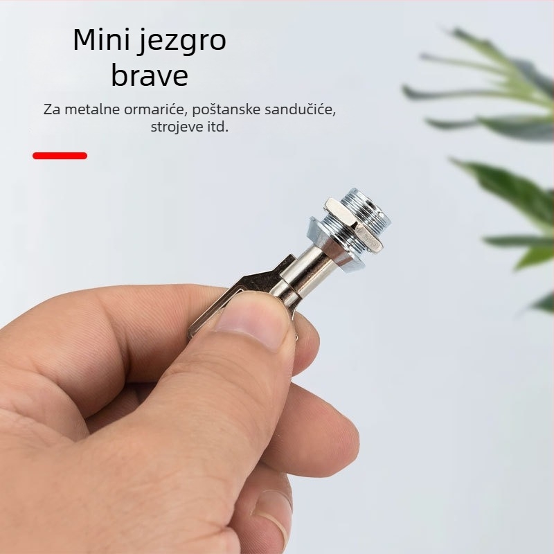 BLJ brava za reklamne kutije i rasvjetne kutije, cink legura, model 611829, moderni minimalistički dizajn