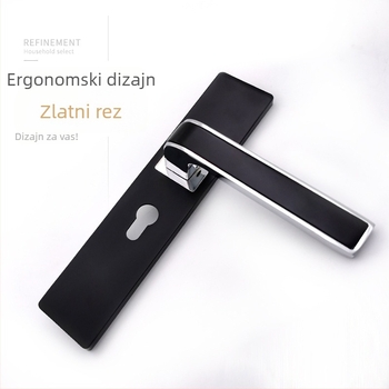 Upravljački mehanizam za unutarnja vrata – cinkov spoj, model 6106, stil svijetlog luksuza, za unutarnja drvena vrata, kupaonicu, kuhinju i metalna vrata