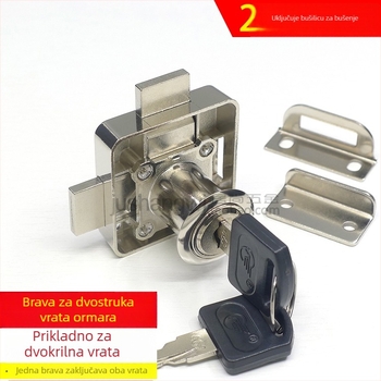 Brava za ladicu s dvostrukim jezikom za ormar s dvostrukim vratima – Model 148-22; Kod proizvoda Ttmrrqxwgmwmxq; Marka Other; Materijal Other