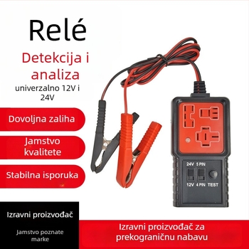LED tester releja za automobil, 4/5 pinova, 12V-24V, visoka preciznost