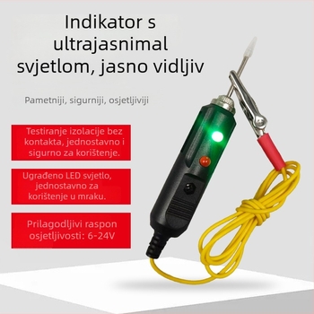 Automobilski tester napona — višenamjenski testni pisak s dvobojnim LED diodama i zvučnim upozorenjem