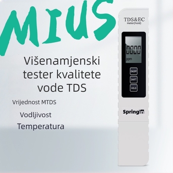 MIUS tri u jedan višenamjenski TDS tester kvalitete vode za akvarij