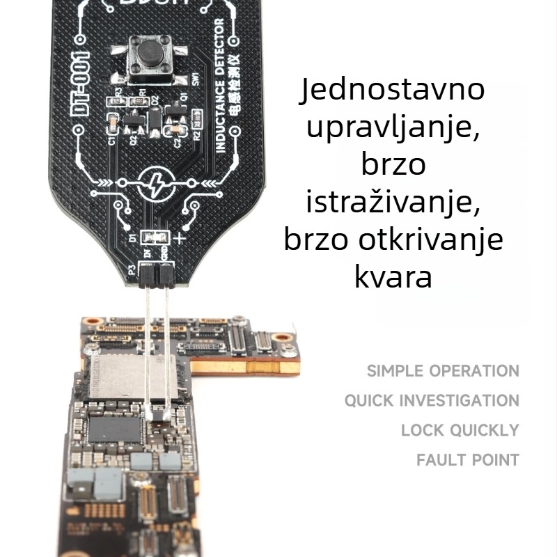 Repairman DT-001 Detektor induktora za popravak mobitela – elektromagnetska indukcija brzo locira kvar