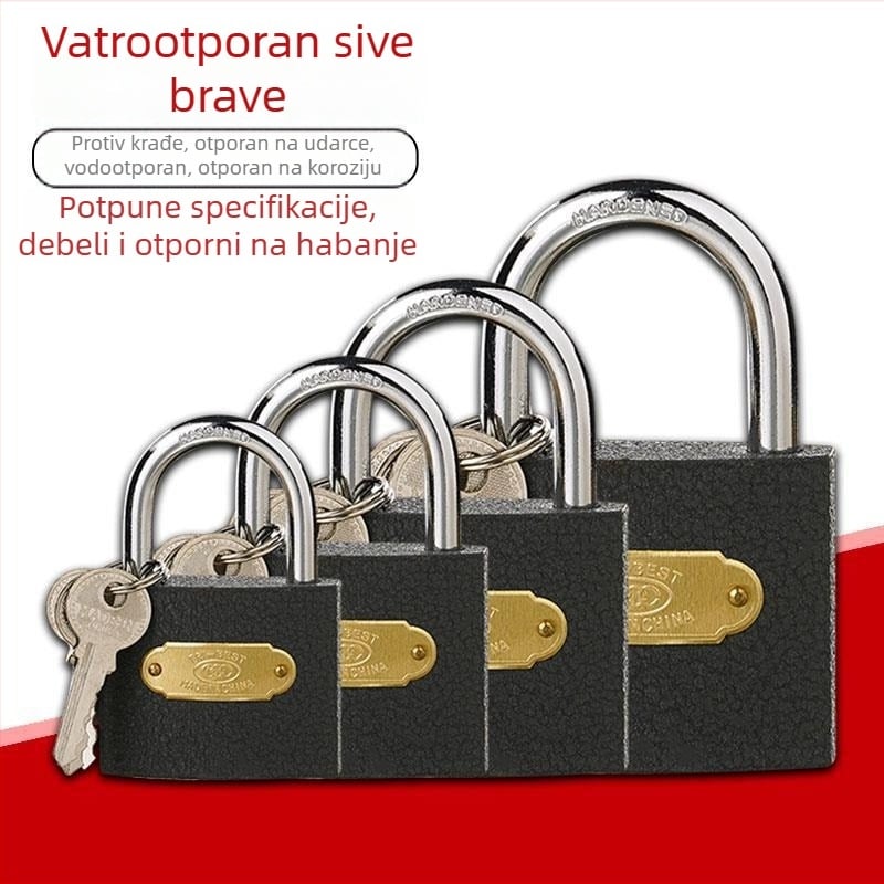 Kućni lokot Type C, željezo, BEST marka, moderan jednostavan stil, za supermarketima, tvornicama i uredima