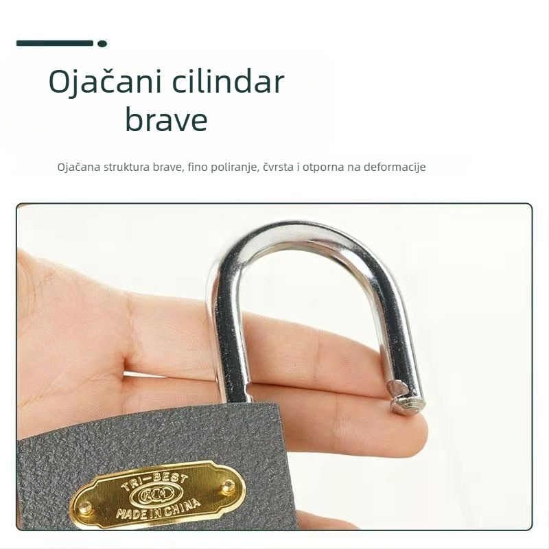 Kućni lokot Type C, željezo, BEST marka, moderan jednostavan stil, za supermarketima, tvornicama i uredima