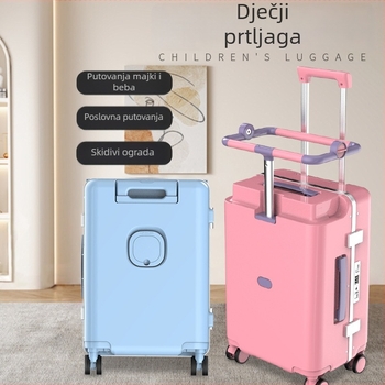 Putni kovčeg za ručnu prtljagu sa TSA kombinacijskim lokotom, PC kućište, univerzalni kotačići, unisex, za poslovna putovanja