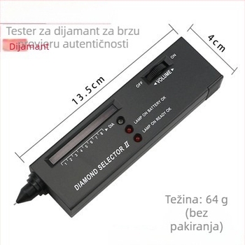 Mjerenje toplinske vodljivosti za provjeru autentičnosti dijamanata i testiranje dragog kamenja: nefrit i kristal; pero tvrdoće, pero za dijamant, pero za moissanit