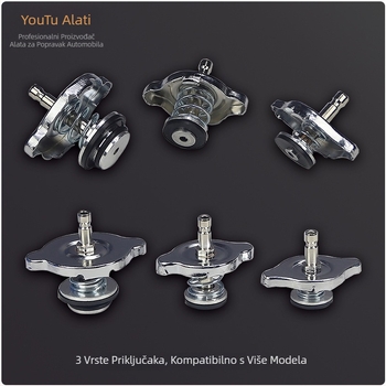 Set za ispitivanje curenja plina - alatni set od karbonskog čelika, marke utool, za popravak automobila u 4S trgovinama