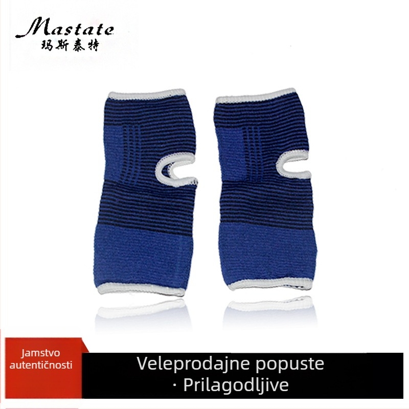 Pletena potpora gležnja - Mastette, pamuk materijal, za trčanje i fitness