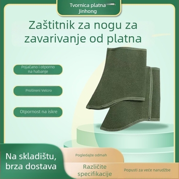Platneni štitnik za stopalo za zavarivače – zaštita od udara, izolacija, vatrootporan