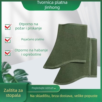 Platneni štitnik za stopalo za zavarivače – zaštita od udara, izolacija, vatrootporan