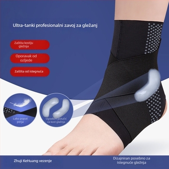 Ortoza gležnja od prozračnog materijala koji odvodi znoj, mekani i čvrsti prianjanje, zaštita gležnja, unisex, za svakodnevne sportove i treninge