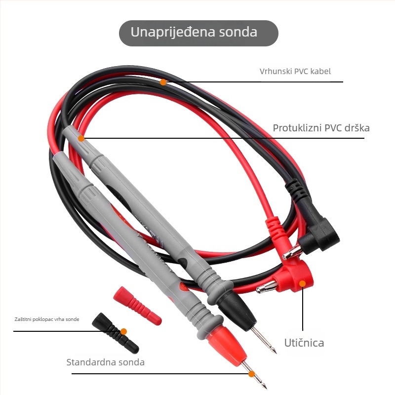 GREENER S-pen stil sonda za multimetar sa silikonskim kablom i posebnom vrhom