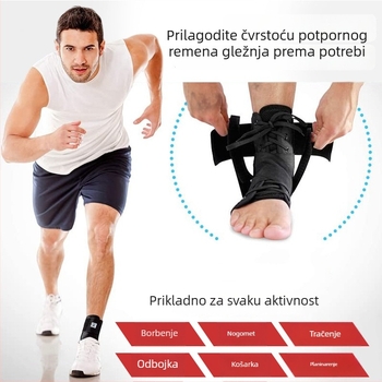Zaštita gležnja za sport, poliester, opća uporaba, penjanje po stijeni, četiri godišnja doba