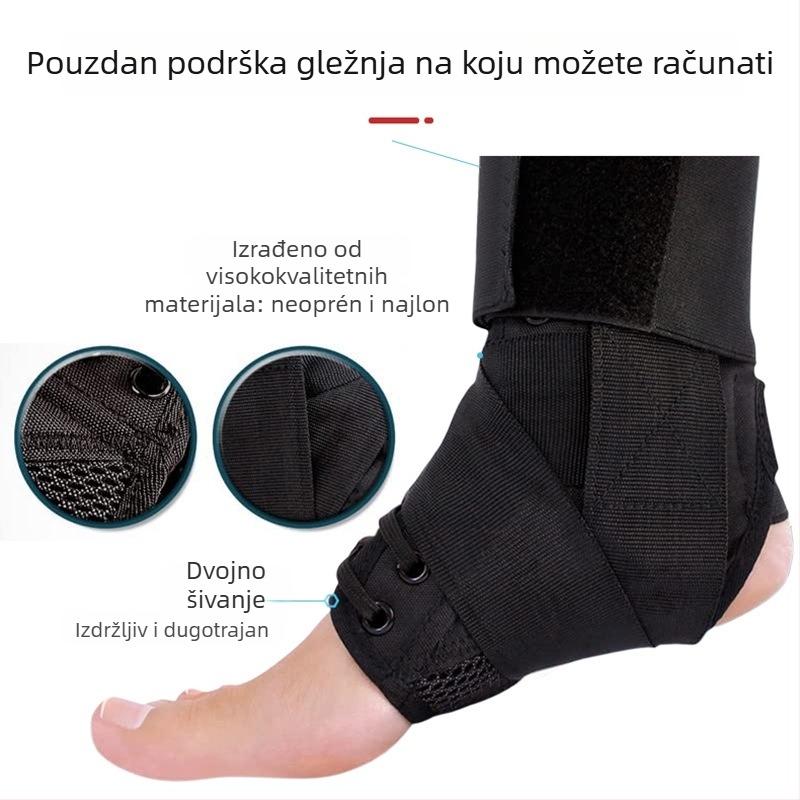 Zaštita gležnja za sport, poliester, opća uporaba, penjanje po stijeni, četiri godišnja doba