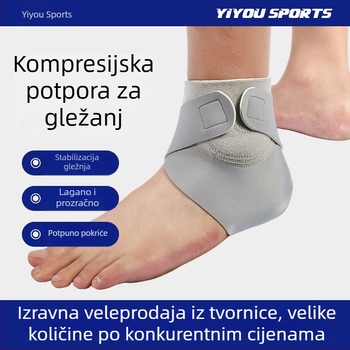 Kompresivni gležni steznik od spandexa za košarku i trčanje, unisex