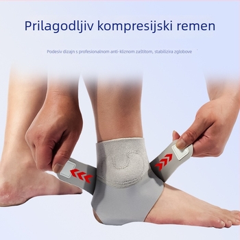 Kompresivni gležni steznik od spandexa za košarku i trčanje, unisex