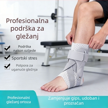 Podrška zgloba gležnja za rehabilitaciju i funkcionalnu podršku — poliesterski materijal, zaštita gležnja