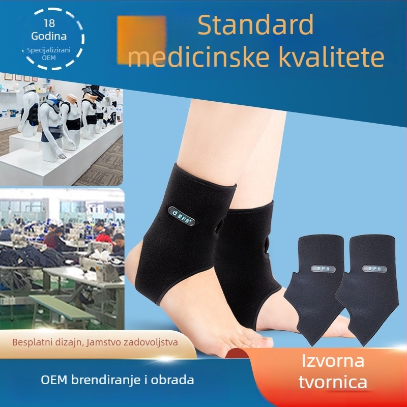 Prozračni gležanj zaštitnik za muškarce i žene, sportska zaštita, OEM privatna oznaka, remen za fiksiranje gležnja, ODM prilagodba