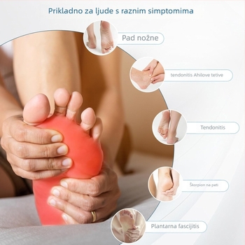 Prilagodljiva ortoza za gležanj, unisex — s pjenom, tkivom i najlonskom trakom