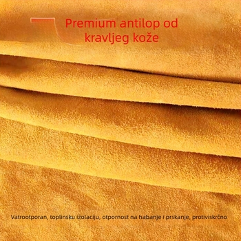 Zaštitne noge i potkoljenice za zavarivanje, dvostruka kravlja koža, toplinska izolacija, otporne na prskanje i iskrenja