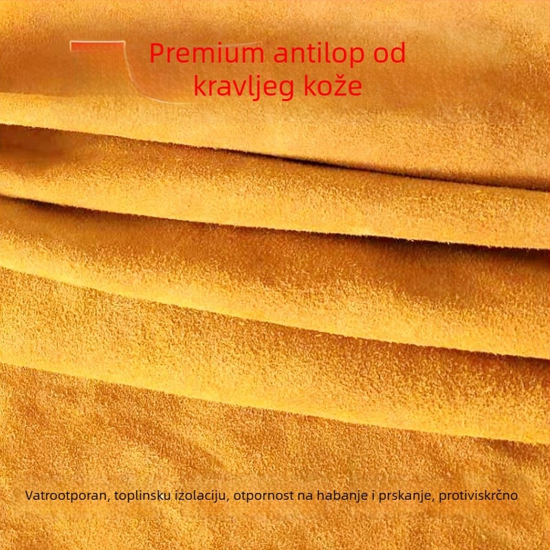 Zaštitne noge i potkoljenice za zavarivanje, dvostruka kravlja koža, toplinska izolacija, otporne na prskanje i iskrenja