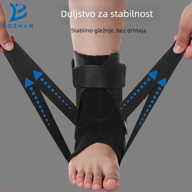 Ortoza za gležanj za profesionalnu rehabilitaciju s podrškom ploče, dvostrukim fiksiranjem, tankom pločom i visokoadhezivnom trakom