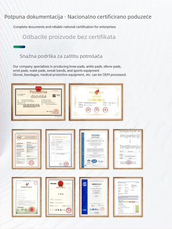 Runyang kompresijska proteza gležnja s otvorenim stražnjim dijelom, za nogomet i trčanje