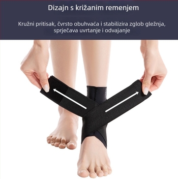 Zaštitnik gležnja za košarku – najlon, unisex, oporavak od uganuća