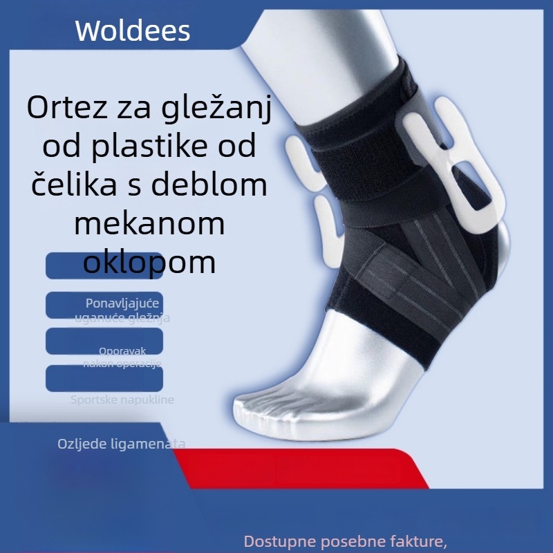 Prozračna gležnja ortoza s fiksacijom zgloba za uganuće i oporavak ligamenata