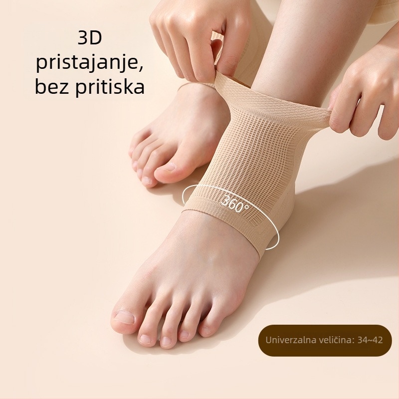 FaSoLa Ženske Čarape Za Zaštitu Pete, Najlon, Sve Sezone