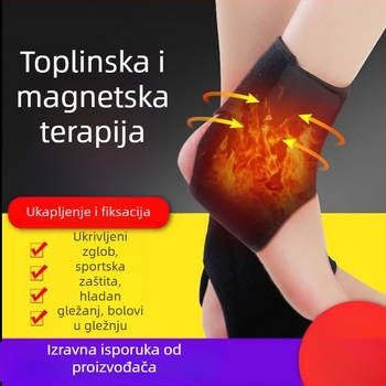 Grijaća ortoza gležnja, materijal spandeks, za odrasle, zaštita gležnja, pogodna za više sportova