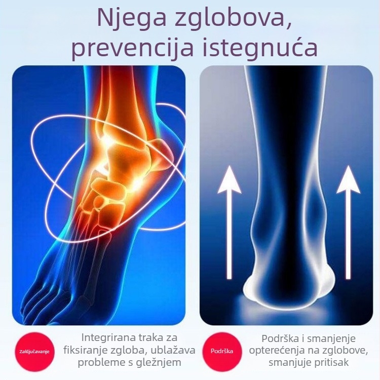 Grijaća ortoza gležnja, materijal spandeks, za odrasle, zaštita gležnja, pogodna za više sportova
