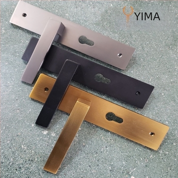 Brava za vrata od cinkove legure 7E309-X17 – mehanička brava za drvena vrata, kupaonska vrata i aluminijska vrata (Yima)