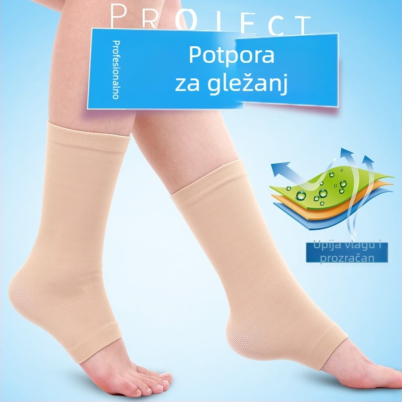 Potpora gležnja protiv uganuća, prozračna lagana zaštita gležnja za muškarce i žene, sve sezone