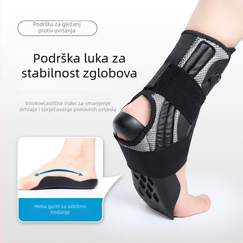 Sportski gležni zaštitnik, zaštita ligamenata i prevencija uganuća, podrška stopalu