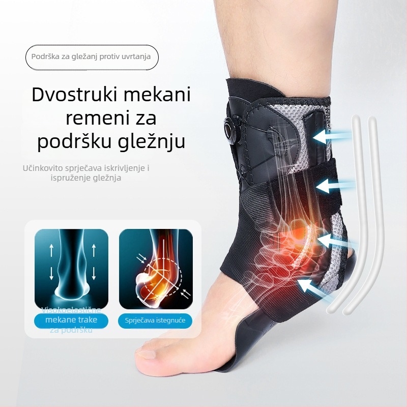 Sportski gležni zaštitnik, zaštita ligamenata i prevencija uganuća, podrška stopalu