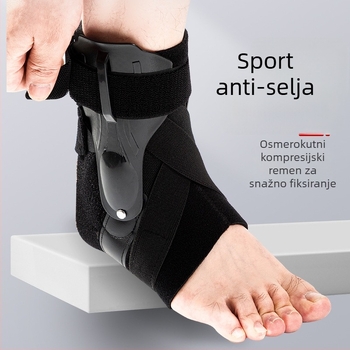 Sportska gležnja potpora s podrškom trakom i stabilizacijskom pločom za trčanje, košarku i fitness