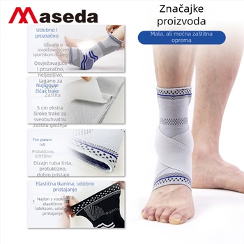 Maxda najlonski pleteni remen za gležanj s podrškom za sport