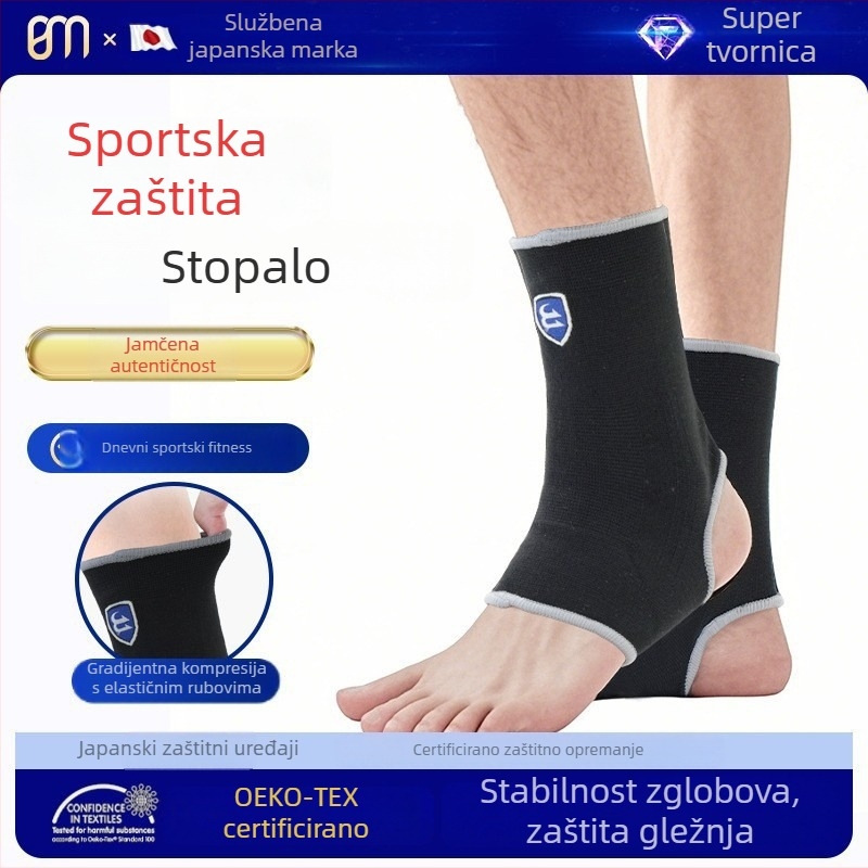 Pleteni gležni štitnik za sport – elastična, prozračna poliester podrška za stabilizaciju gležnja u nogometu i trčanju