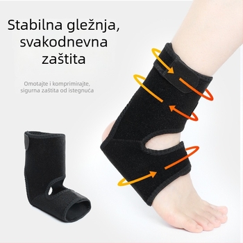 Gležnja ortoza otvorenog tipa, poliester vlakno, zaštita gležnja, opće namjene, za košarku, trčanje, fitness, vožnju bicikla, zimske športove