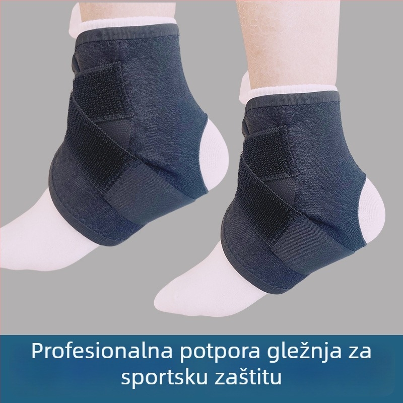 Prilagodljiva gležnja ortoza za zaštitu od uganuća, tanki zaštitni pojas za rehabilitacijske sportove, poliester vlakno